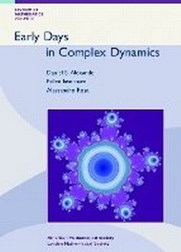Enlarge image Cover: Early Days in Complex Dynamics - American Mathematical Society