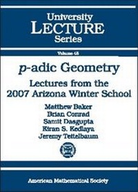 Abbildung von: p-adic Geometry - American Mathematical Society