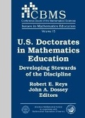 Cover: U.S. Doctorates in Mathematics Education - American Mathematical Society
