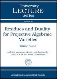 Abbildung von: Residues and Duality for Projective Algebraic Varieties - American Mathematical Society
