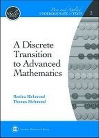 Enlarge image Cover: A Discrete Transition to Advanced Mathematics - American Mathematical Society