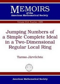 Abbildung von: Jumping Numbers of a Simple Complete Ideal in a Two-Dimensional Regular Local Ring - American Mathematical Society