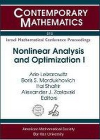 Enlarge image Cover: Nonlinear Analysis and Optimization I - American Mathematical Society