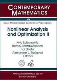 Enlarge image Cover: Nonlinear Analysis and Optimization II - American Mathematical Society