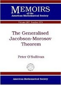 Enlarge image Cover: The Generalised Jacobson-Morosov Theorem - American Mathematical Society