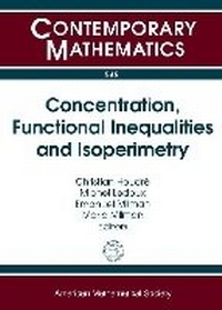 Enlarge image Cover: Concentration, Functional Inequalities and Isoperimetry - American Mathematical Society