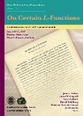Cover: On Certain L-Functions - American Mathematical Society
