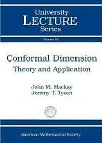 Enlarge image Cover: Conformal Dimension - American Mathematical Society