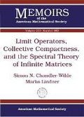 Cover: Limit Operators, Collective Compactness and the Spectral Theory of Infinite Matrices - American Mathematical Society