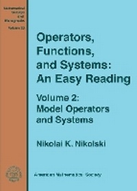Enlarge image Cover: Operators, Functions, and Systems - American Mathematical Society
