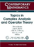 Cover: Topics in Complex Analysis and Operator Theory - American Mathematical Society