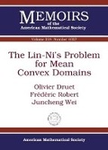 Cover: The Lin-Ni's Problem for Mean Convex Domains - American Mathematical Society
