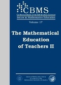 Cover: The Mathematical Education of Teachers II - American Mathematical Society