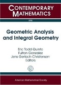 Cover: Geometric Analysis and Integral Geometry - American Mathematical Society