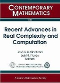 Cover: Recent Advances in Real Complexity and Computation - American Mathematical Society