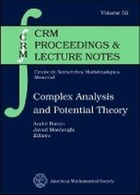 Enlarge image Cover: Complex Analysis and Potential Theory - American Mathematical Society