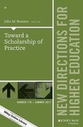 Cover: Toward a Scholarship of Practice - Jossey-Bass