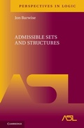 Cover: Admissible Sets and Structures - Cambridge University Press