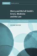 Cover: Merry and McCall Smith's Errors, Medicine and the Law - Cambridge University Press