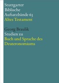 Cover: Studien zu Buch und Sprache des Deuteronomiums - Katholisches Bibelwerk