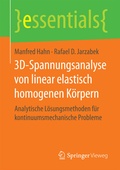 Cover: 3D-Spannungsanalyse von linear elastisch homogenen K&ouml;rpern - Springer Vieweg