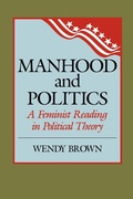 Cover: Manhood and Politics - Rowman & Littlefield Publishers