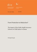 Cover: From protection to reduction? - German Institute of Development and Sustainability (IDOS) gGmbH