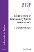 Cover: Volunteering in Community Sports Associations - Brill
