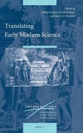 Cover: Translating Early Modern Science - Brill