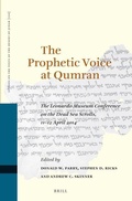 Cover: The Prophetic Voice at Qumran - Brill