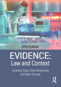 Abbildung von: Evidence: Law and Context - Routledge