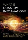 Cover: What is Quantum Information? - Cambridge University Press