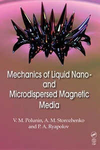 Abbildung von: Mechanics of Liquid Nano- and Microdispersed Magnetic Media - CRC Press