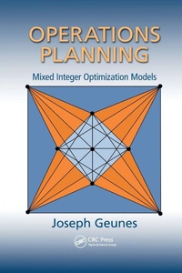 Enlarge image Cover: Operations Planning - CRC Press