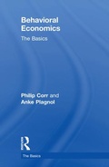Cover: Behavioral Economics - Routledge