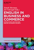 Cover: English in Business and Commerce - De Gruyter Mouton