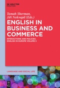 Cover: English in Business and Commerce - De Gruyter Mouton