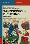 Cover: Sangspruchdichtung - De Gruyter