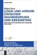 Cover: Logik und Apriori zwischen Wahrnehmung und Erkenntnis - De Gruyter Mouton