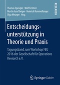 Cover: Entscheidungsunterstu&uml;tzung in Theorie und Praxis - Springer Gabler