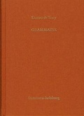 Cover: Antoine Louis Claude Destutt de Tracy: Grundz&uuml;ge einer Ideenlehre / Band II: Grammatik - frommann-holzboog