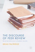 Cover: The Discourse of Peer Review - Palgrave Macmillan