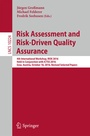 Cover: Risk Assessment and Risk-Driven Quality Assurance - Springer