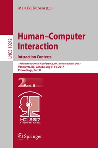 Abbildung von: Human-Computer Interaction. Interaction Contexts - Springer