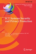 Cover: ICT Systems Security and Privacy Protection - Springer