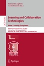 Cover: Learning and Collaboration Technologies. Novel Learning Ecosystems - Springer