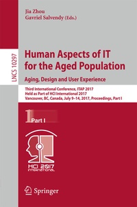 Abbildung von: Human Aspects of IT for the Aged Population. Aging, Design and User Experience - Springer