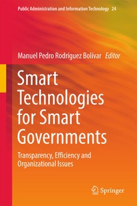 Enlarge image Cover: Smart Technologies for Smart Governments - Springer