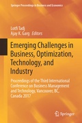 Cover: Emerging Challenges in Business, Optimization, Technology, and Industry - Springer