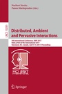Cover: Distributed, Ambient and Pervasive Interactions - Springer